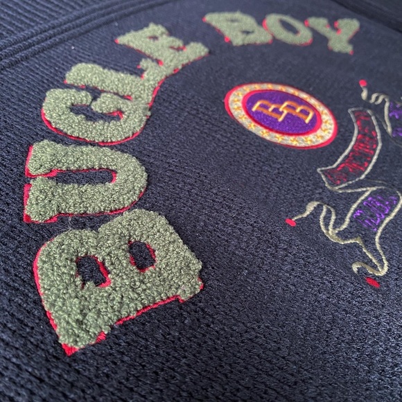 Bugle Boy Direction “Control Your Destiny” Knit Sweater - Picture 4 of 8